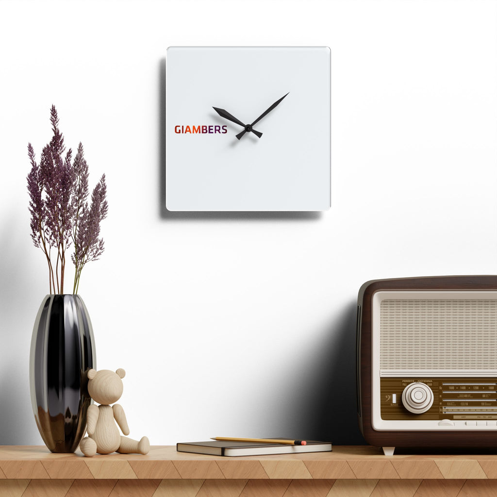 WALL CLOCK - #TAG - #GIAMBERS