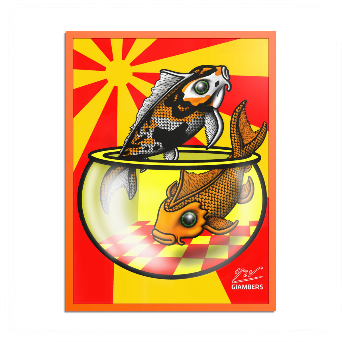 #PECESKOI - FRAMED POSTER - #GENESIS - #GIAMBERS