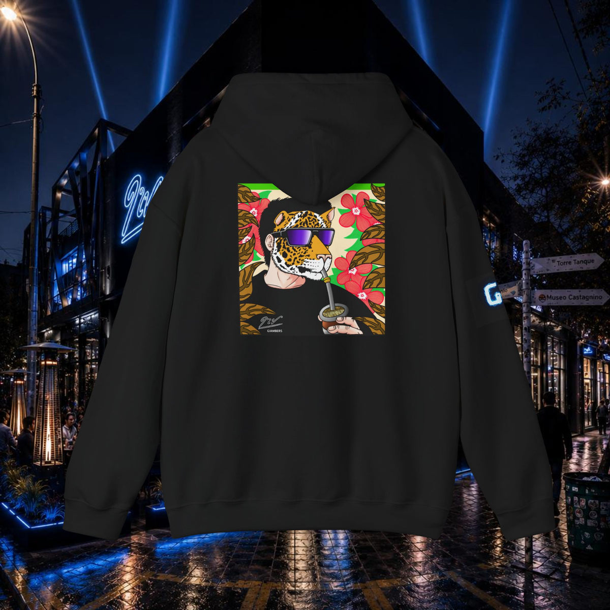DTF BLACK HOODIE - #PURE - #YAGUARETÉ