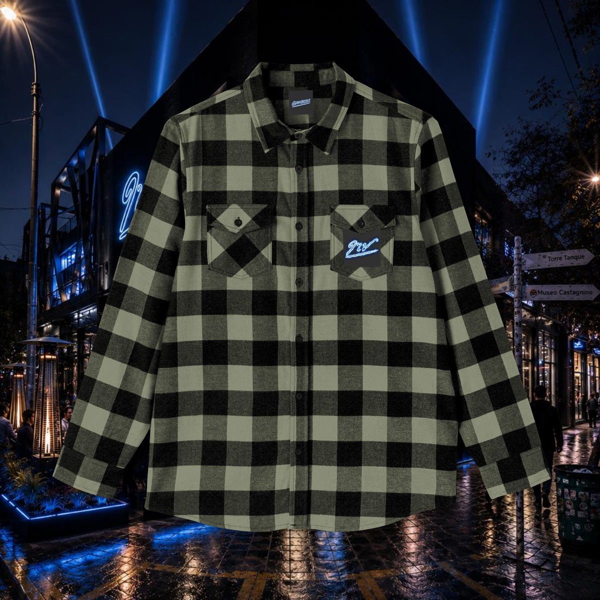 PLAID FLANNEL SHIRT - #PURE