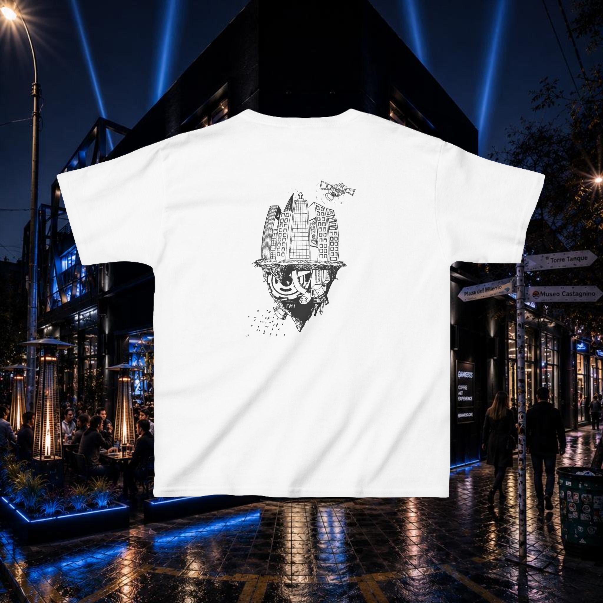 DTF WHITE T-SHIRT - #CORE - #BABILONIA