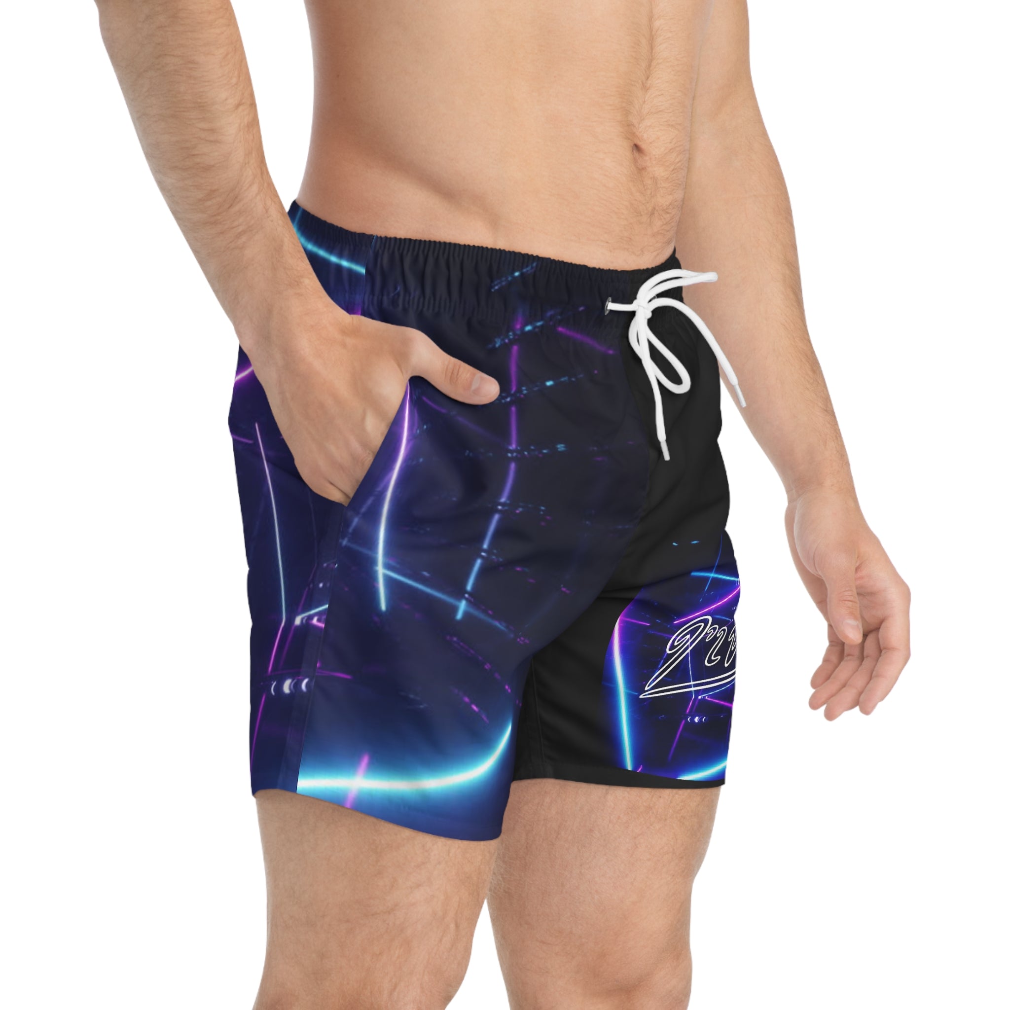 DTF SWIM TRUNKS - #PURE