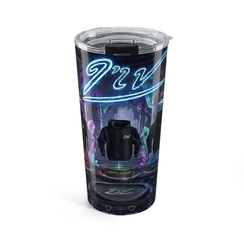 CRYSTAL NEON TUMBLER - #GIAMBERS