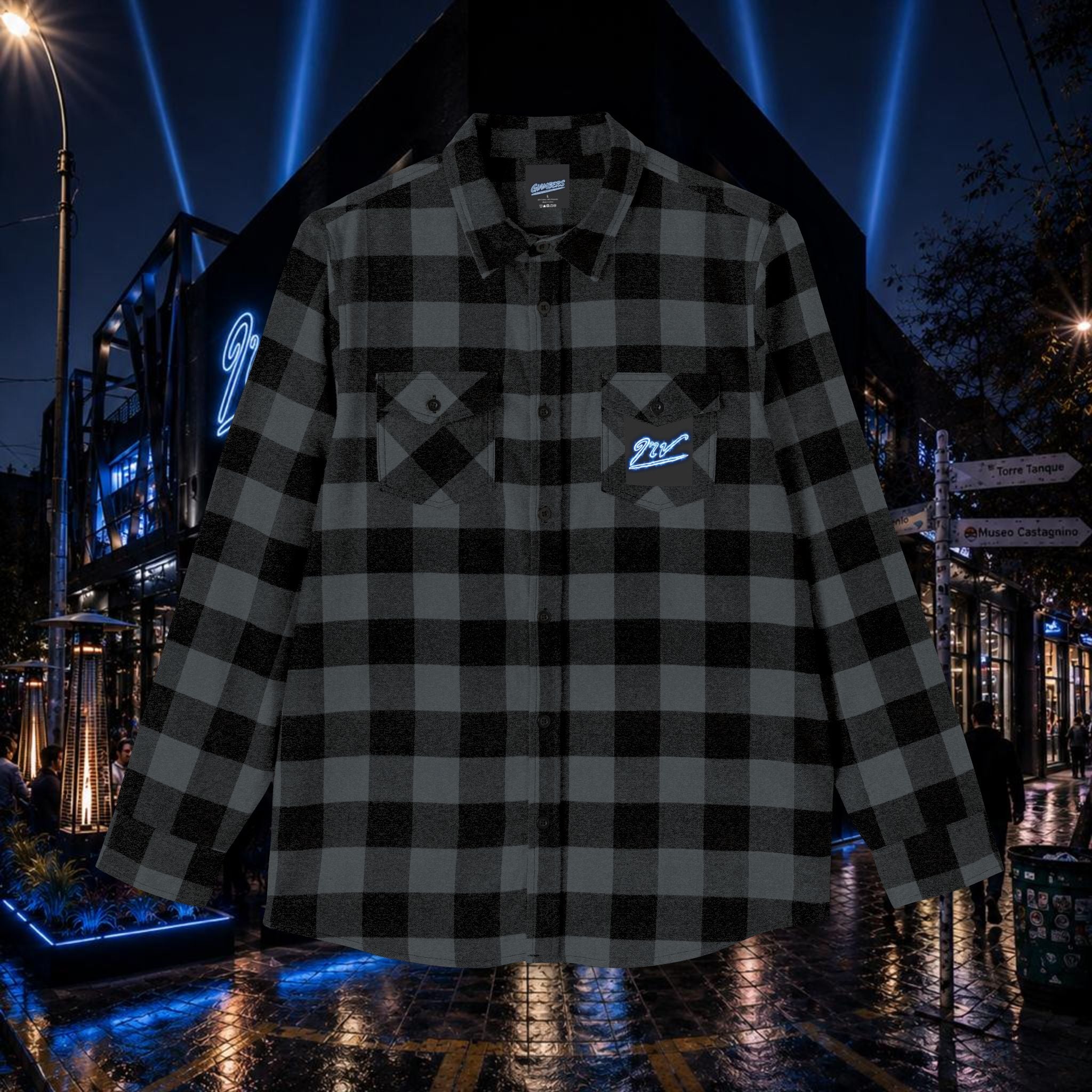 PLAID FLANNEL SHIRT - #PURE