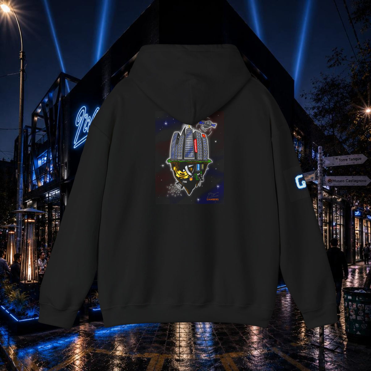 DTF BLACK HOODIE - #PURE - #BABILONIA