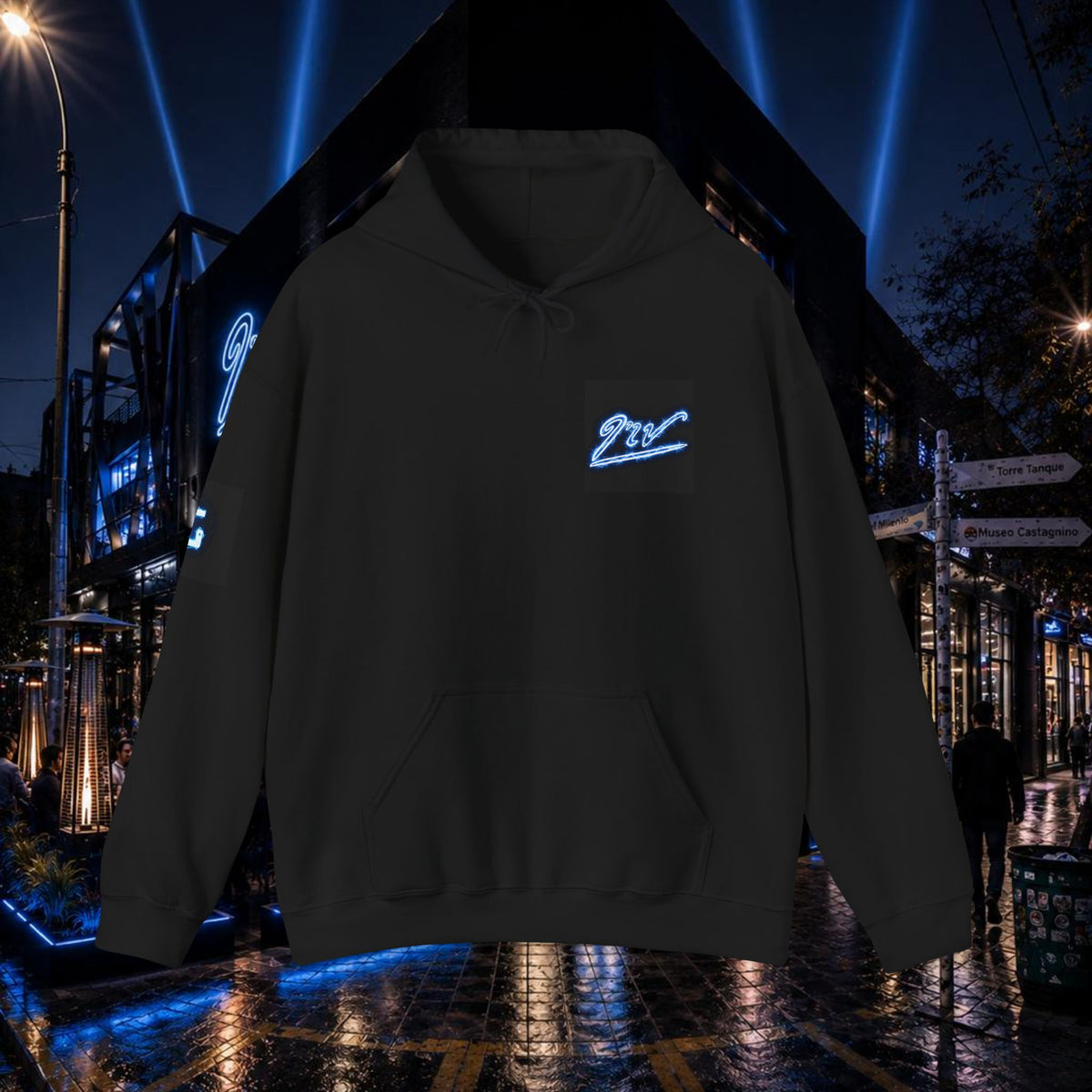DTF BLACK HOODIE - #PURE - #EUROTREK