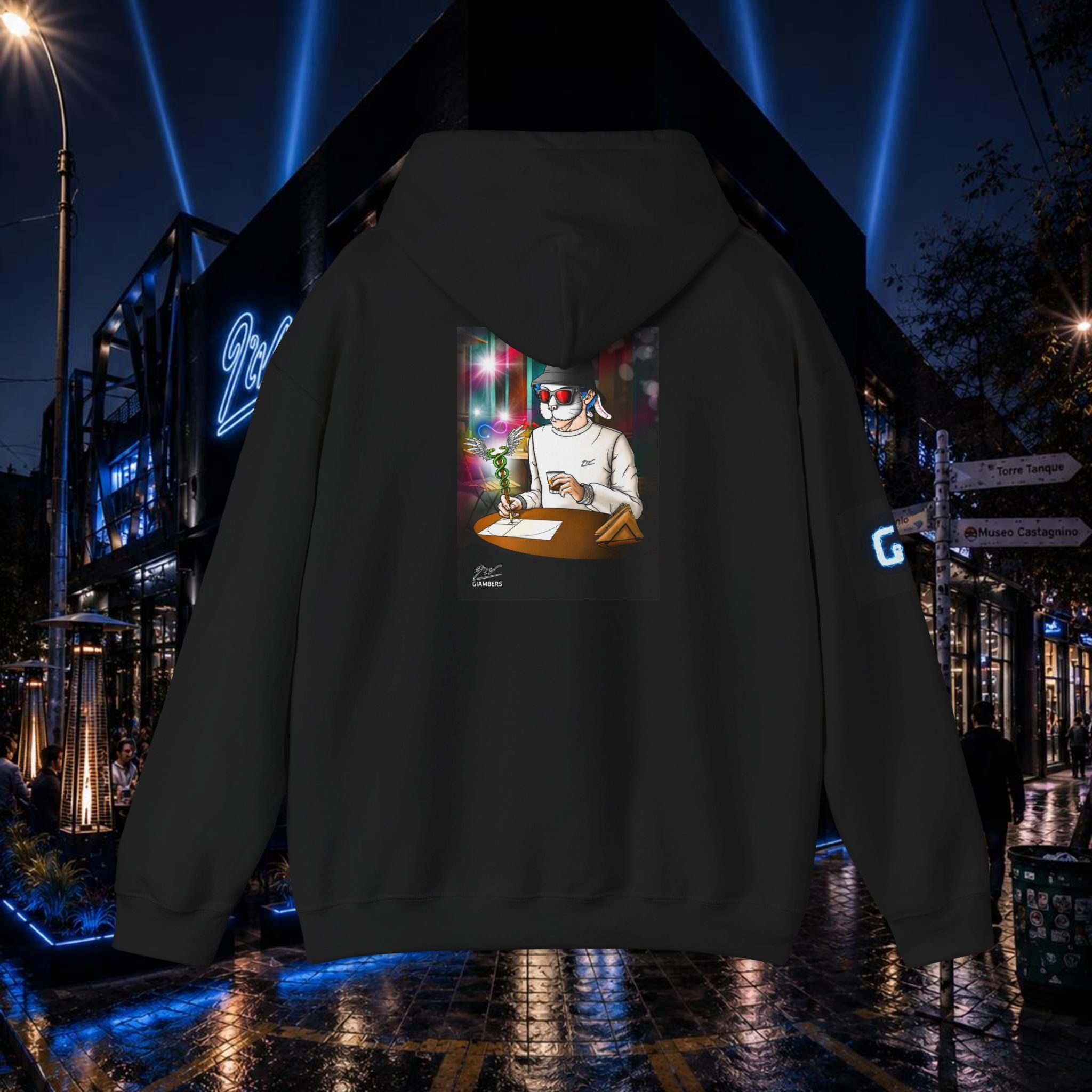 DTF BLACK HOODIE - #PURE - #ELMAGO
