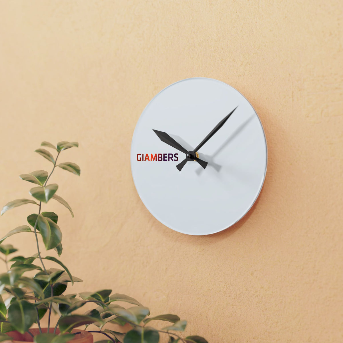 WALL CLOCK - #TAG - #GIAMBERS