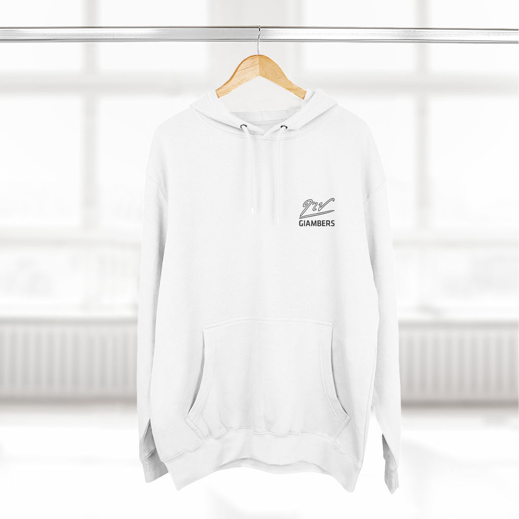 CLASSIC WHITE HOODIE - #CORE - #GIAMBERS
