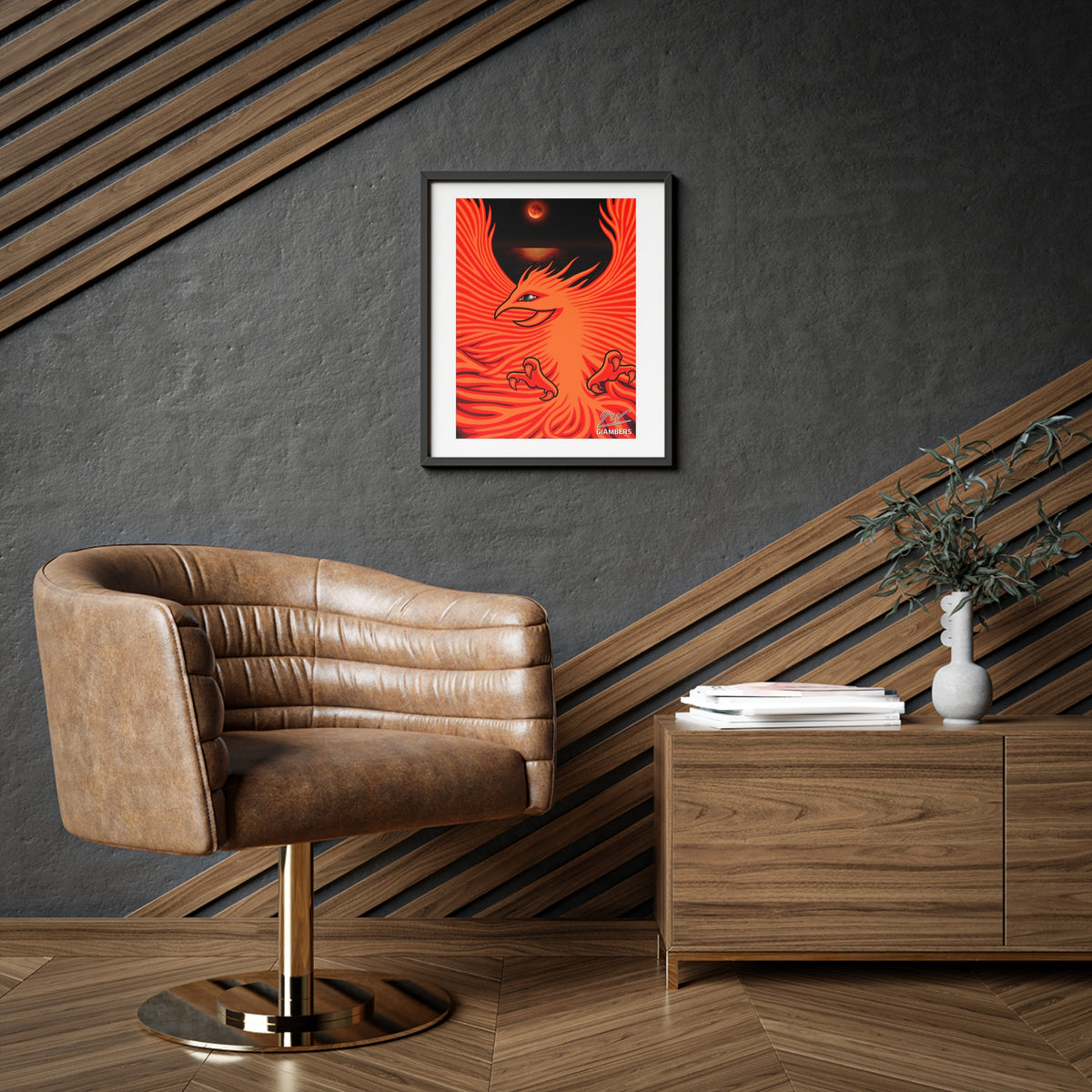 #FENIX - FRAMED POSTER - #GENESIS - #GIAMBERS