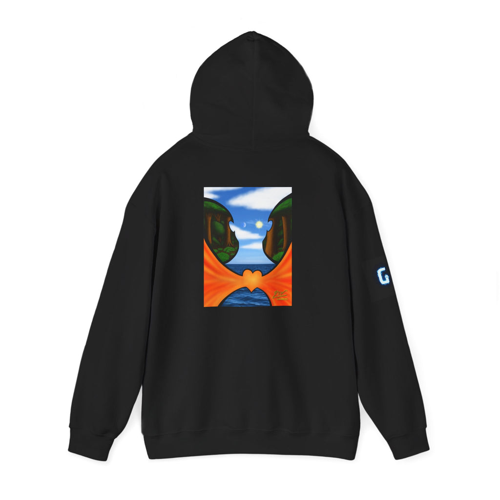 DTF BLACK HOODIE - #PURE - #LATTICE