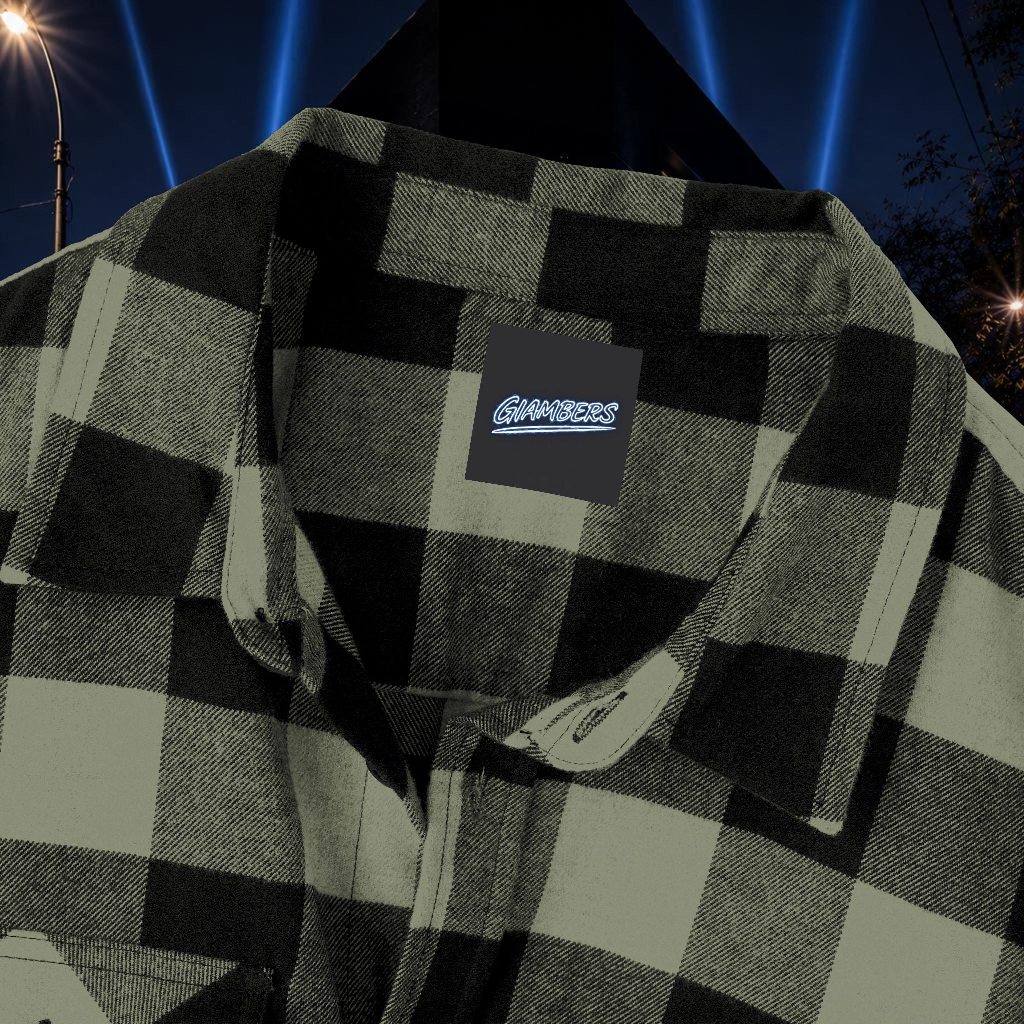 PLAID FLANNEL SHIRT - #PURE