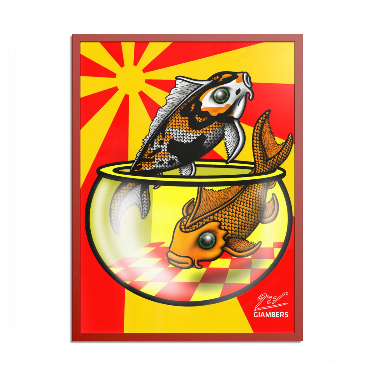 #PECESKOI - FRAMED POSTER - #GENESIS - #GIAMBERS