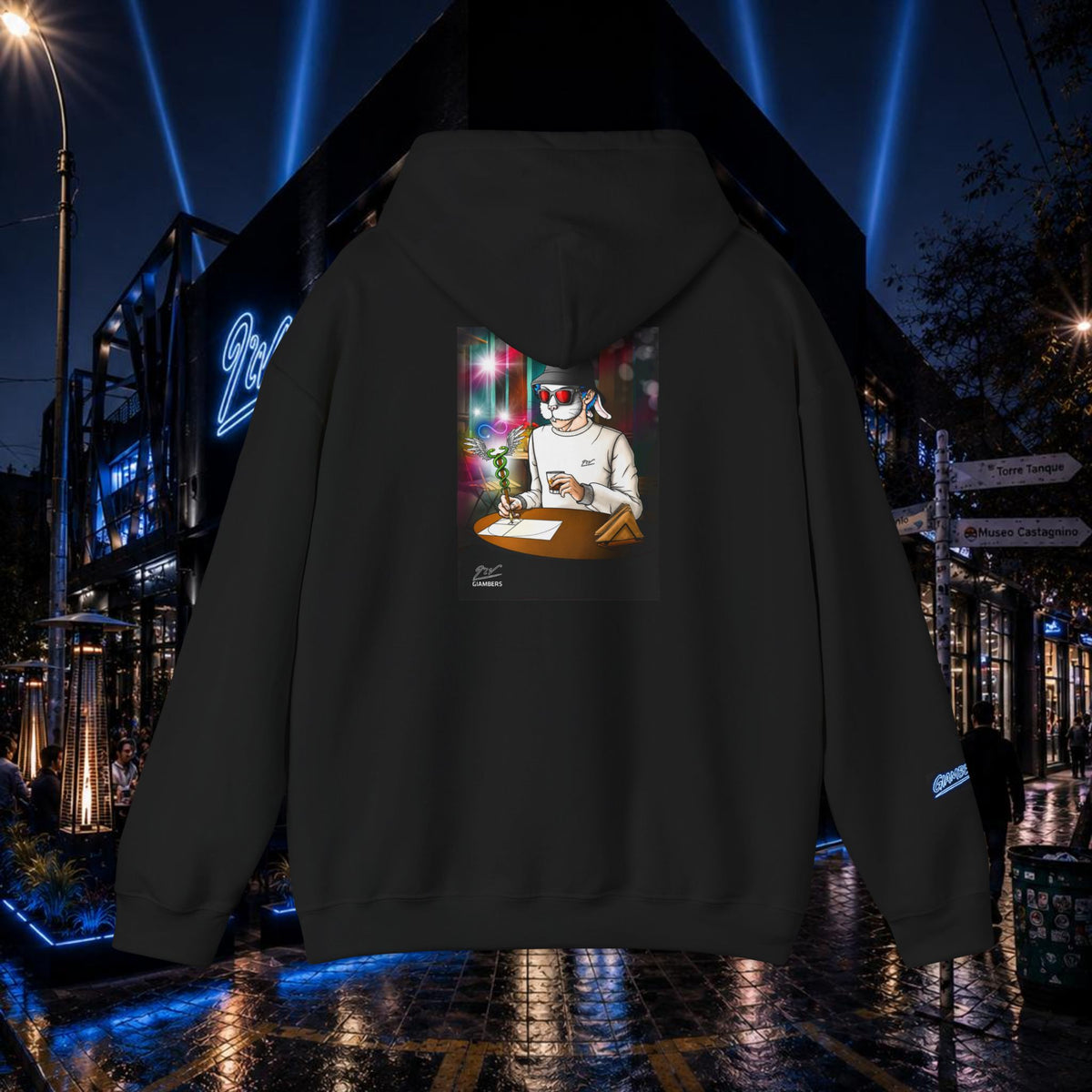 DTF BLACK HOODIE - #PURE - #ELMAGO