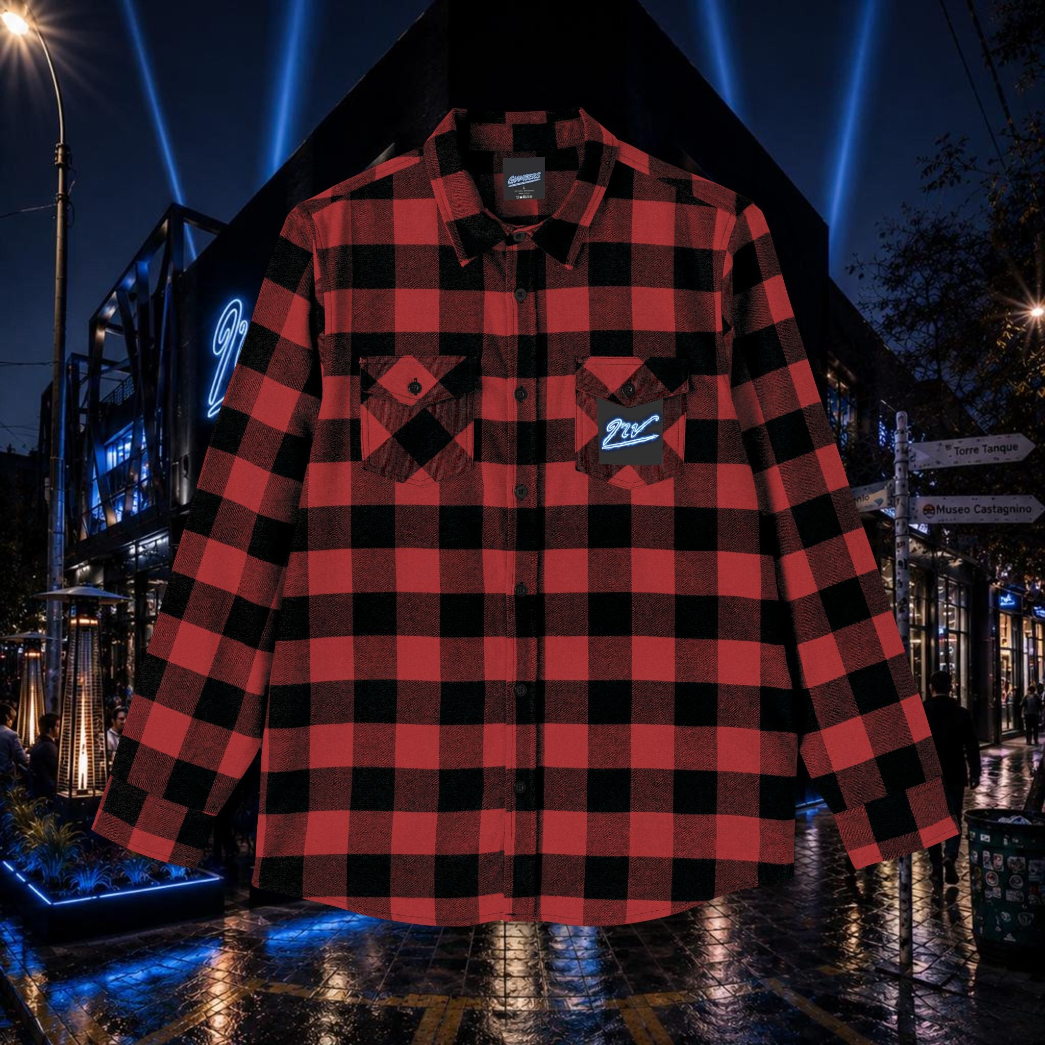 PLAID FLANNEL SHIRT - #PURE