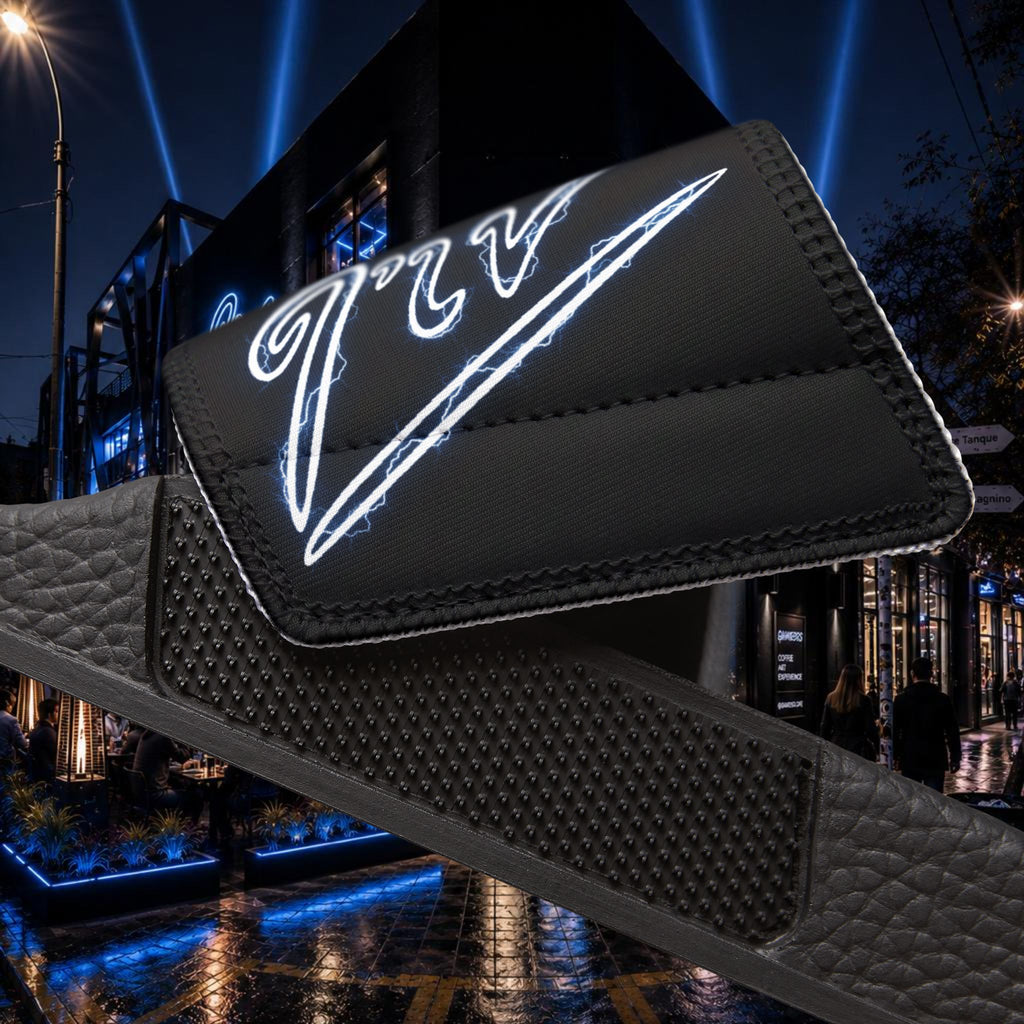 DTF BLACK SANDALS - #PURE