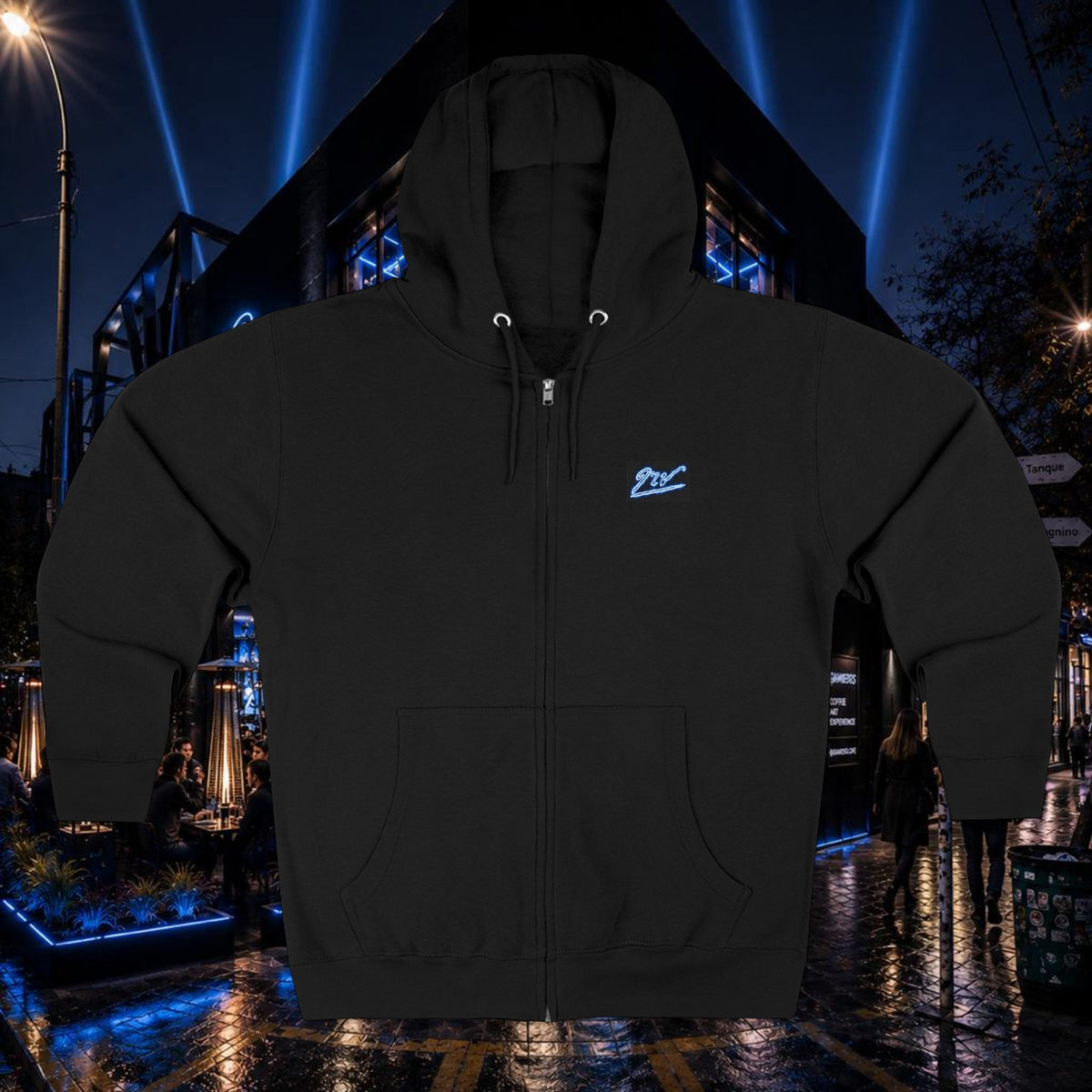 DTF ZIP HOODIE - #PURE - #NAVE