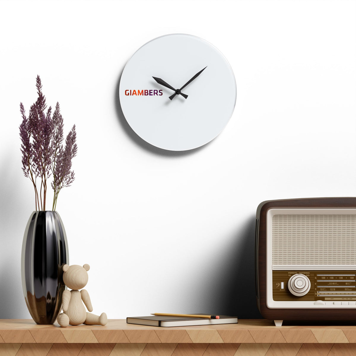 WALL CLOCK - #TAG - #GIAMBERS