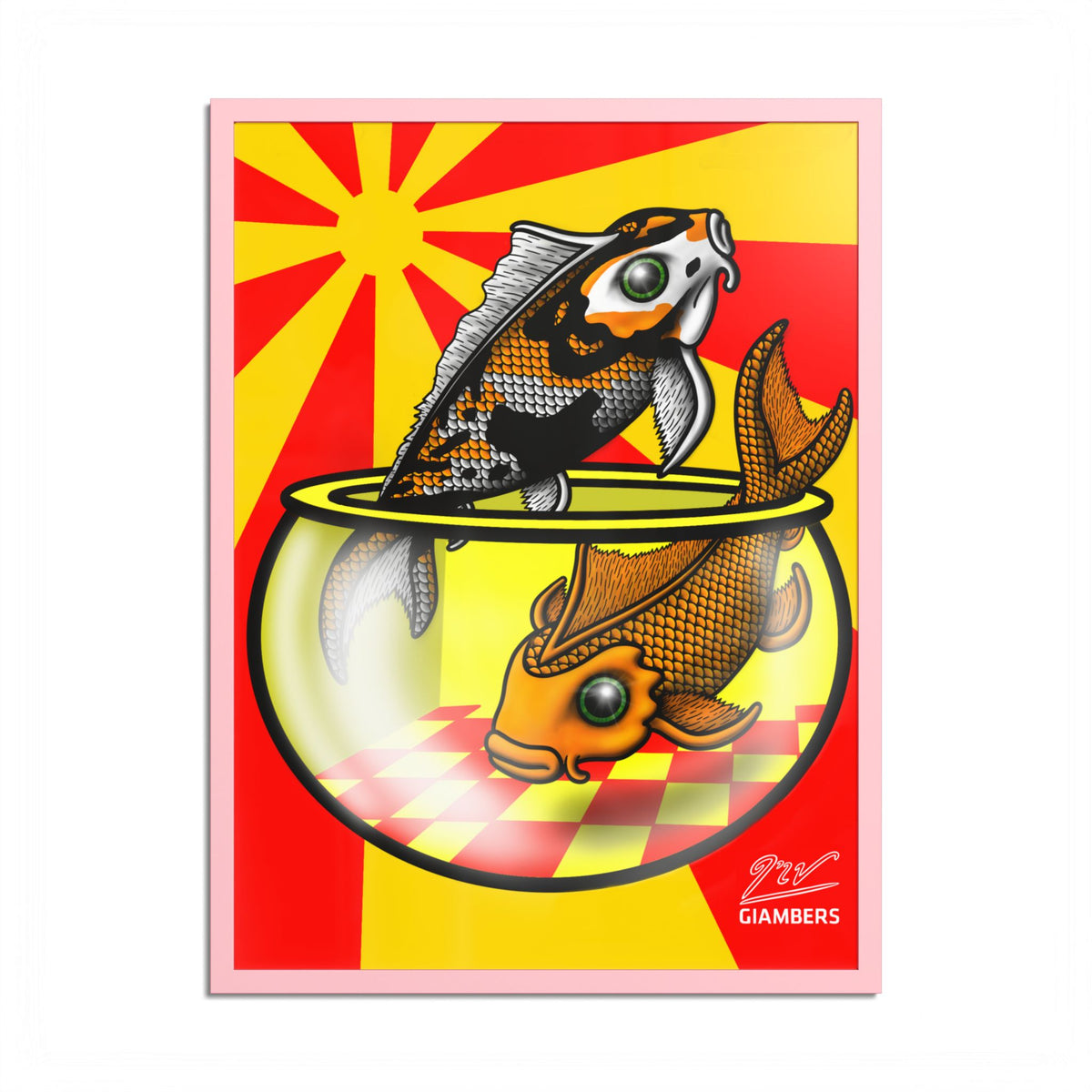 #PECESKOI - FRAMED POSTER - #GENESIS - #GIAMBERS