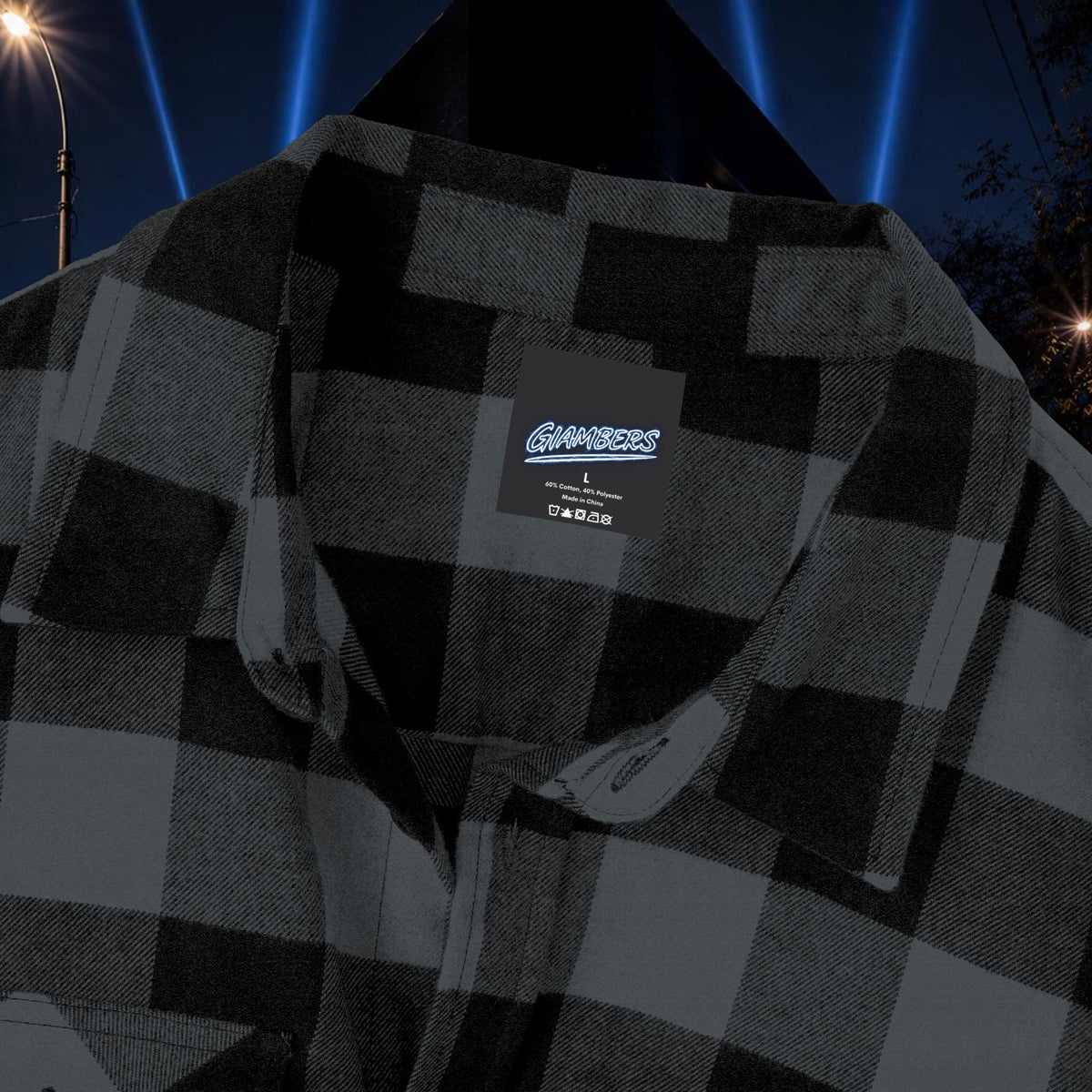 PLAID FLANNEL SHIRT - #PURE