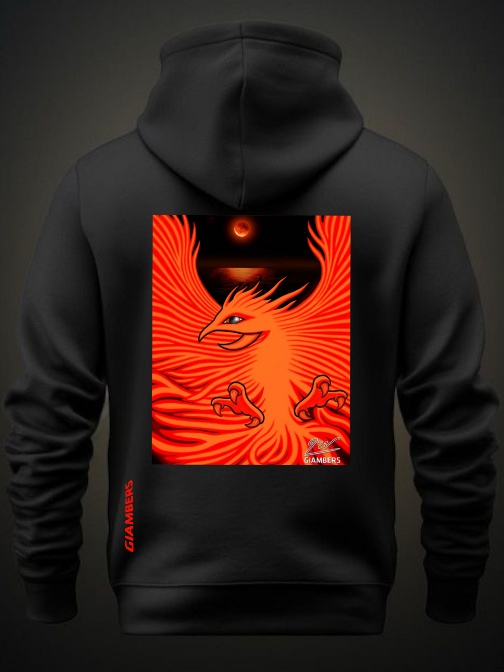 · DTF BLACK HOODIE - #FÉNIX
