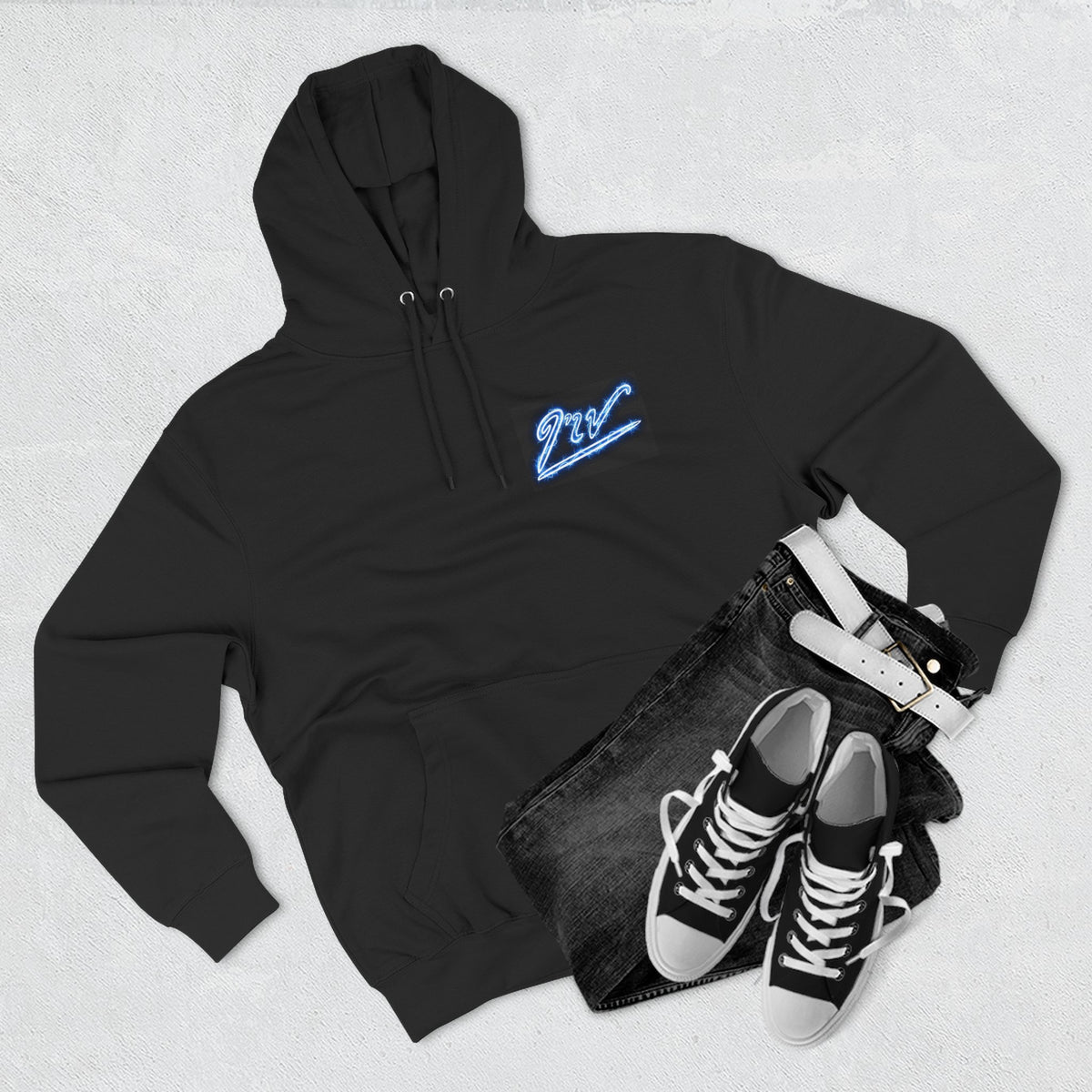 CLASSIC BLACK HOODIE - #PURE - #GIAMBERS