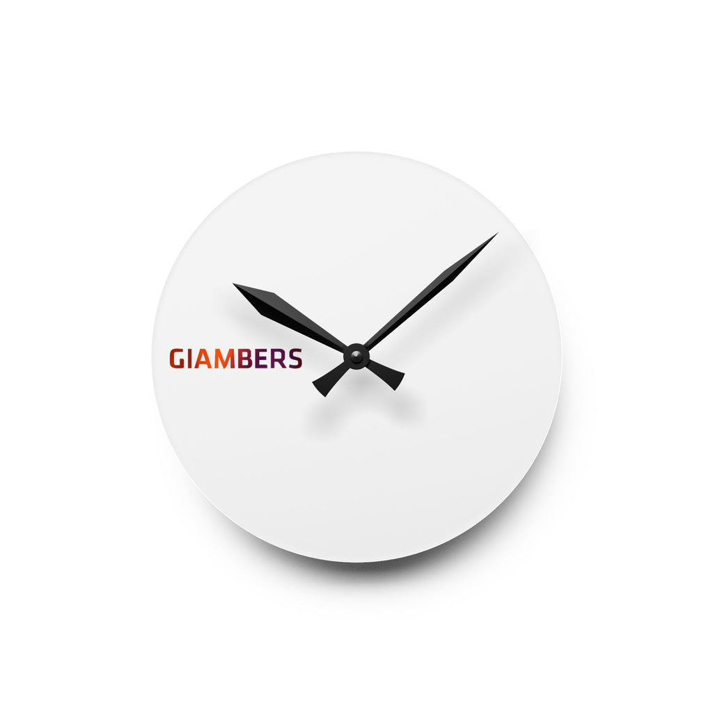 WALL CLOCK - #TAG - #GIAMBERS