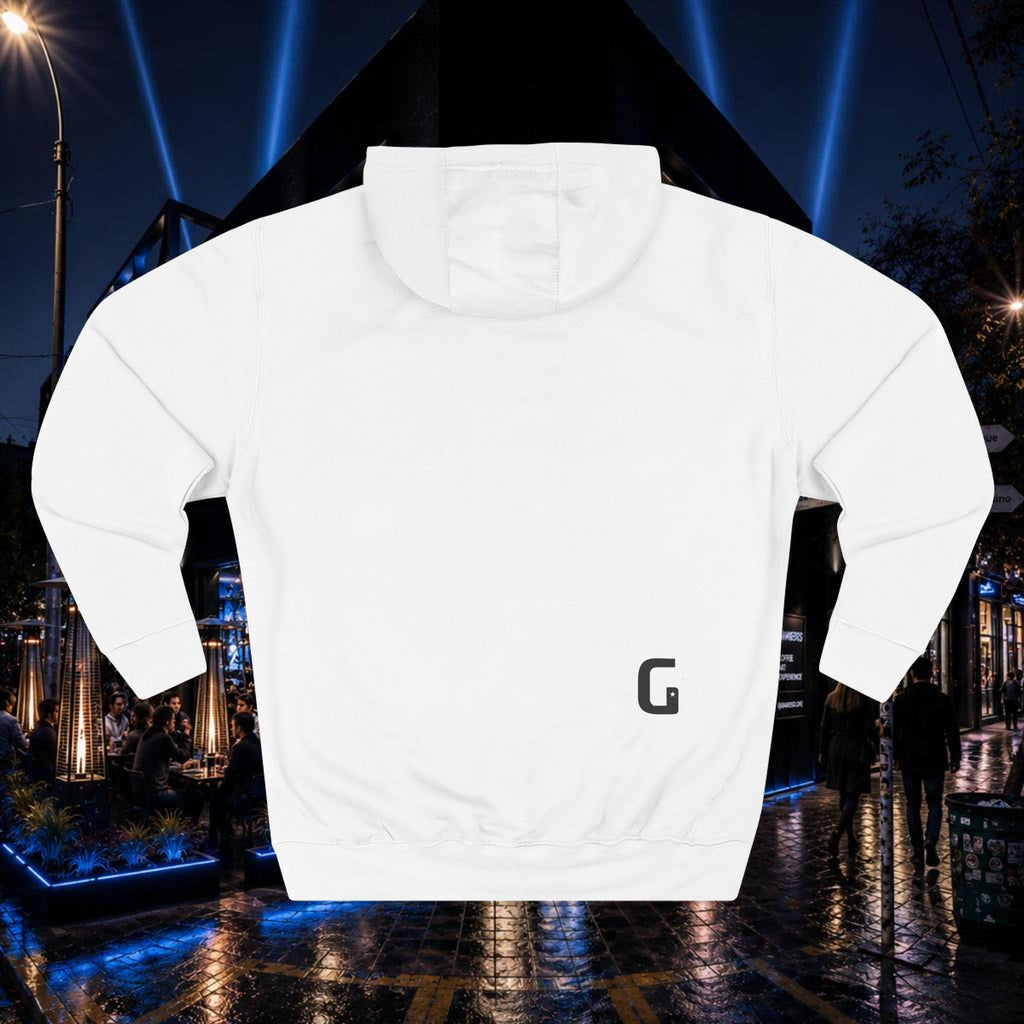CLASSIC WHITE HOODIE - #CORE - #GIAMBERS