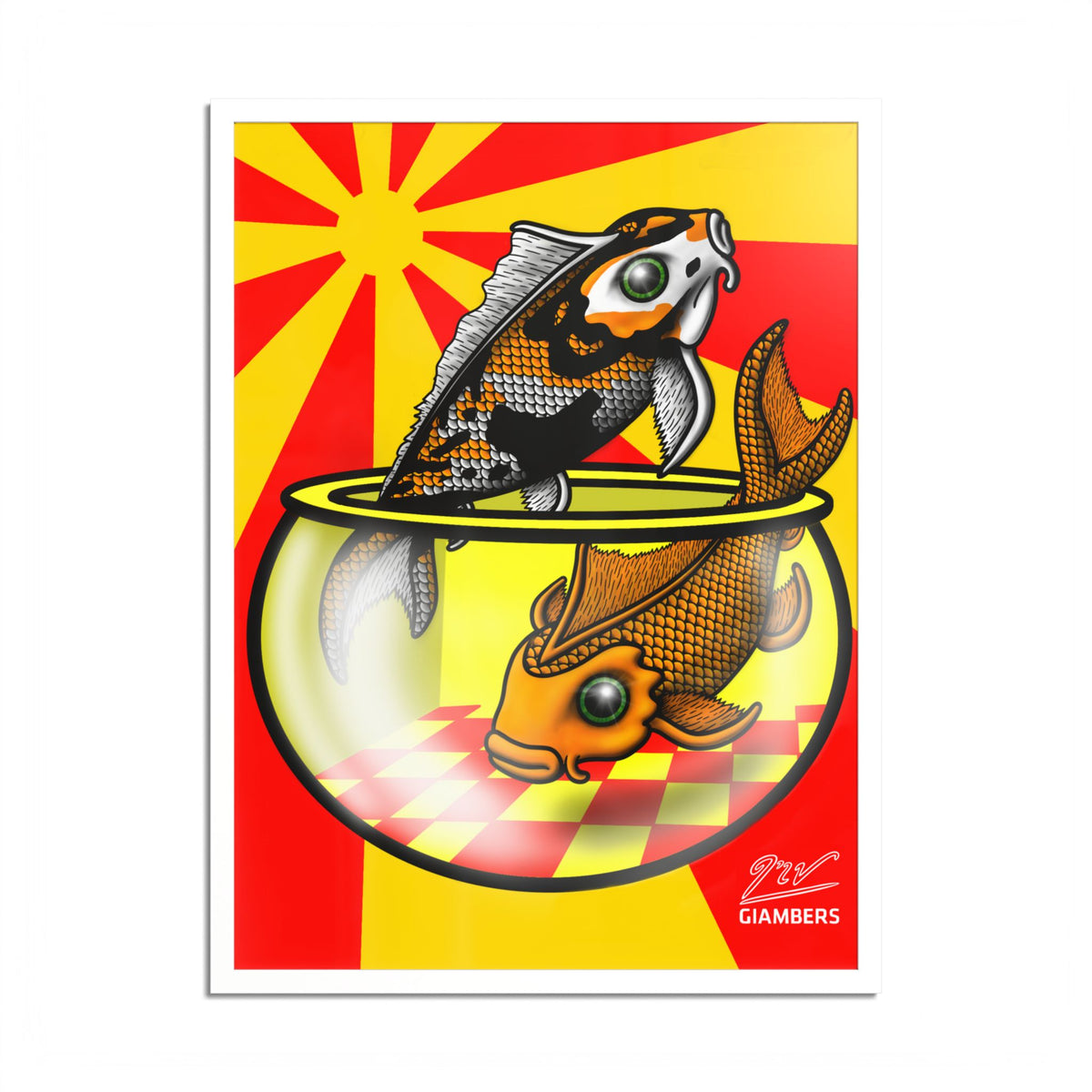 #PECESKOI - FRAMED POSTER - #GENESIS - #GIAMBERS