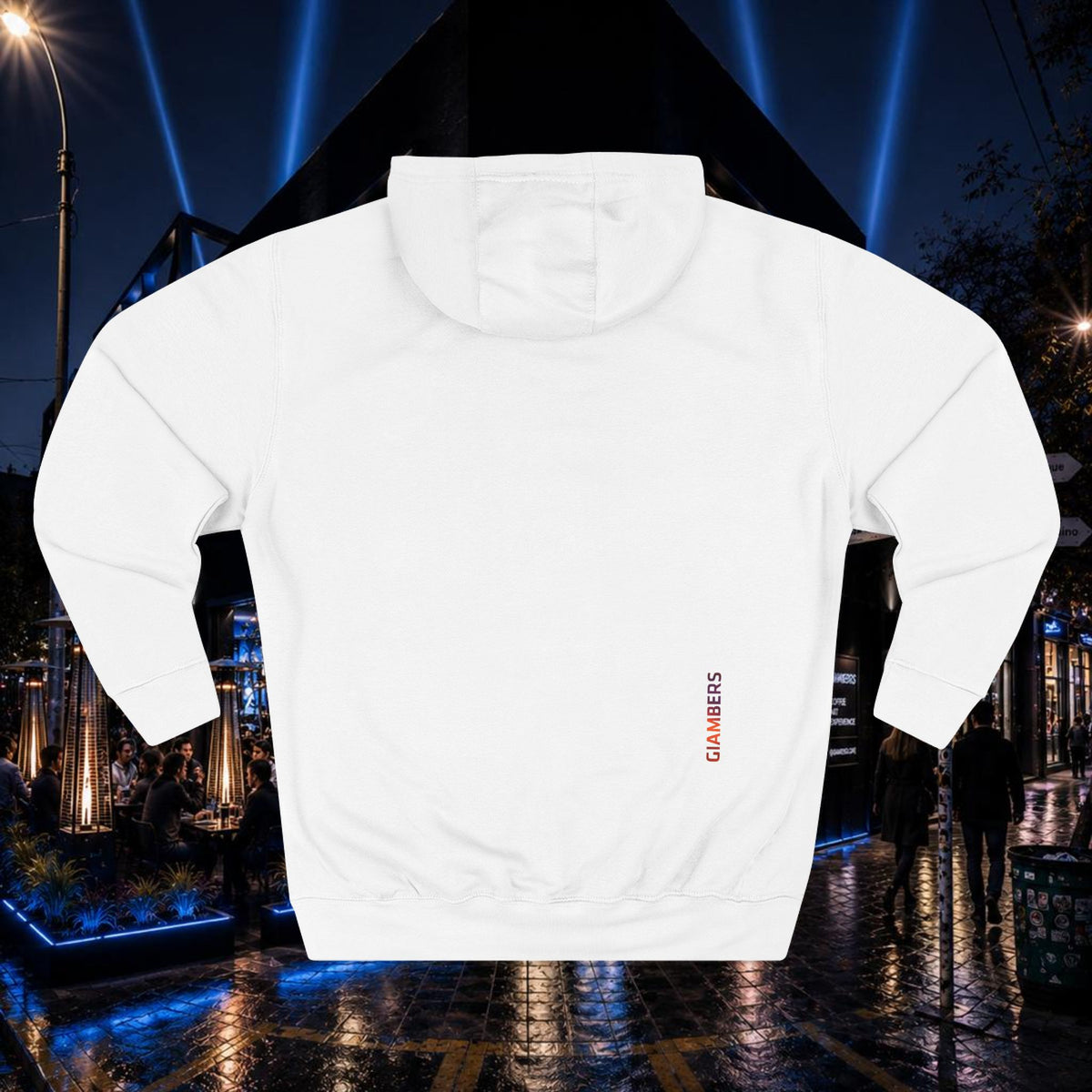 CLASSIC WHITE HOODIE - #PURE - #GIAMBERS
