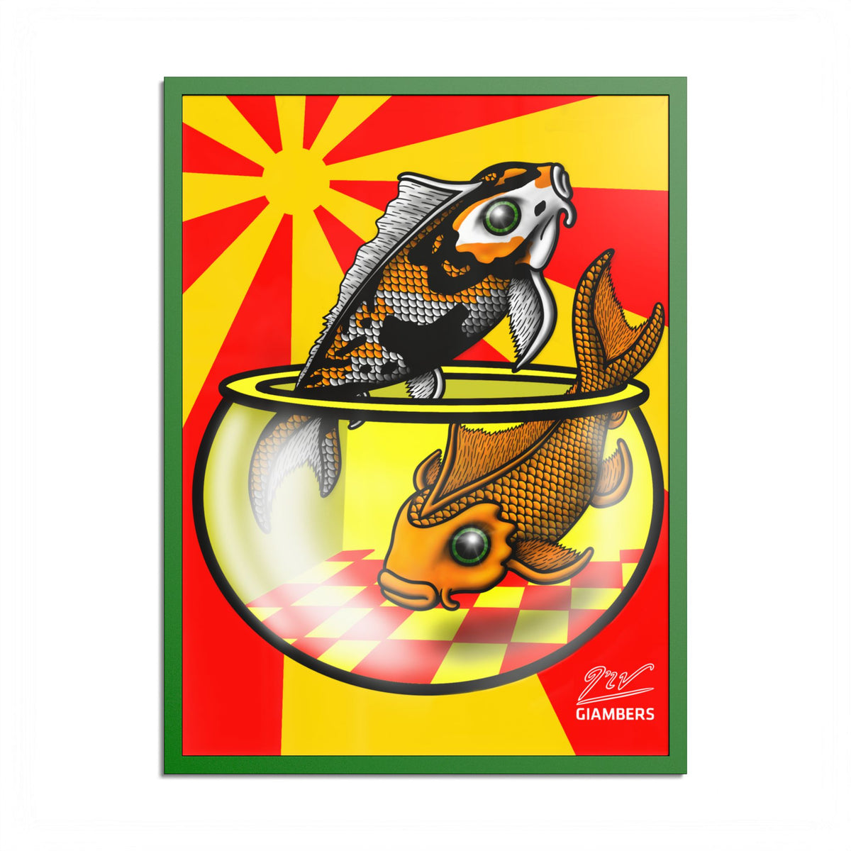 #PECESKOI - FRAMED POSTER - #GENESIS - #GIAMBERS