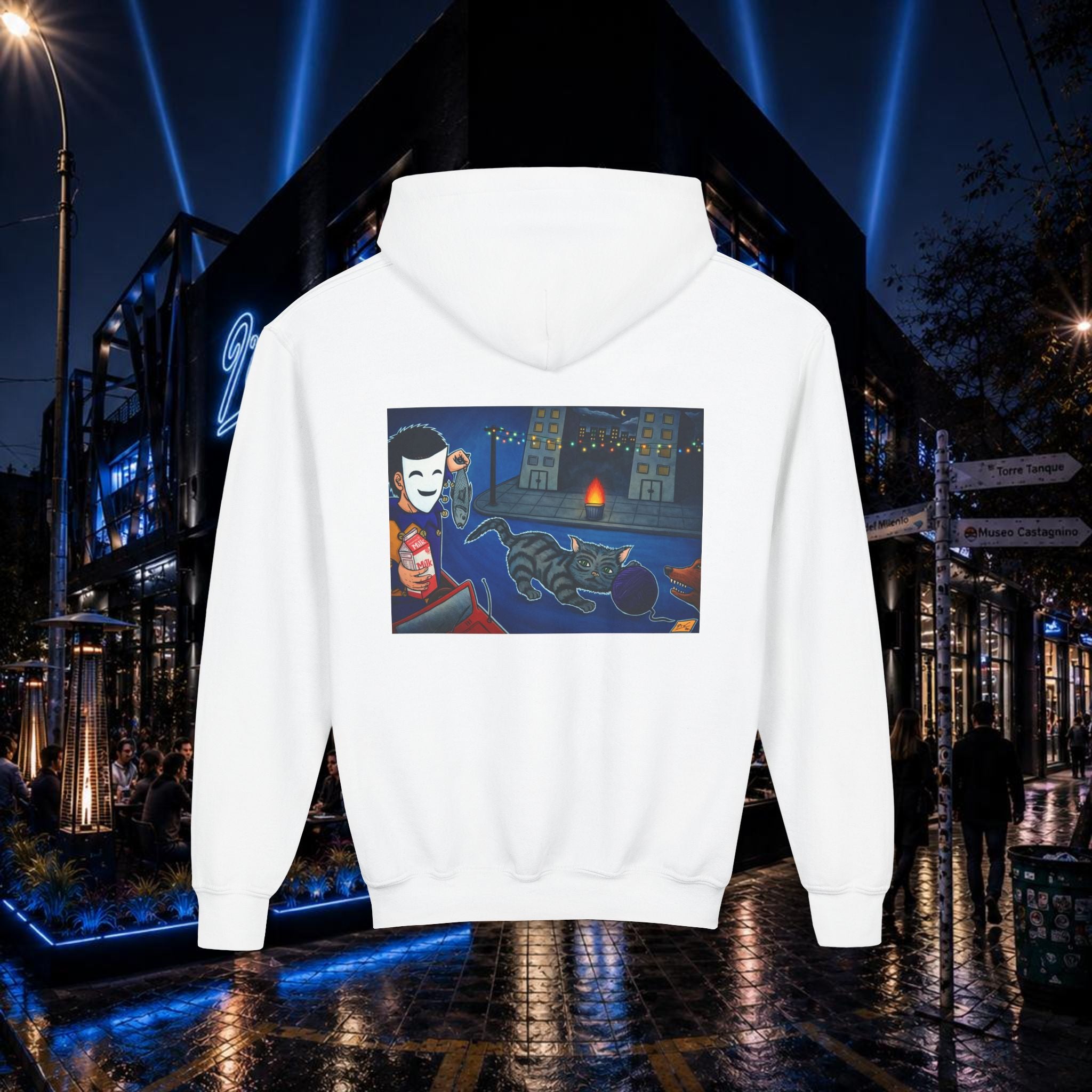 DTF WHITE HOODIES - #PURE - #CARNAVAL -#KIDS