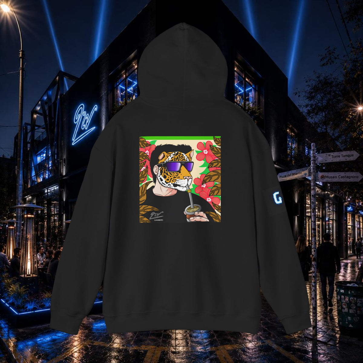 DTF BLACK HOODIE - #PURE - #YAGUARETÉ