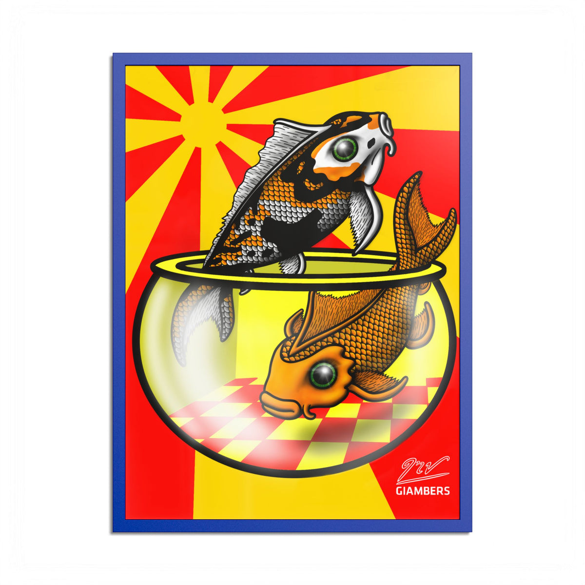 #PECESKOI - FRAMED POSTER - #GENESIS - #GIAMBERS