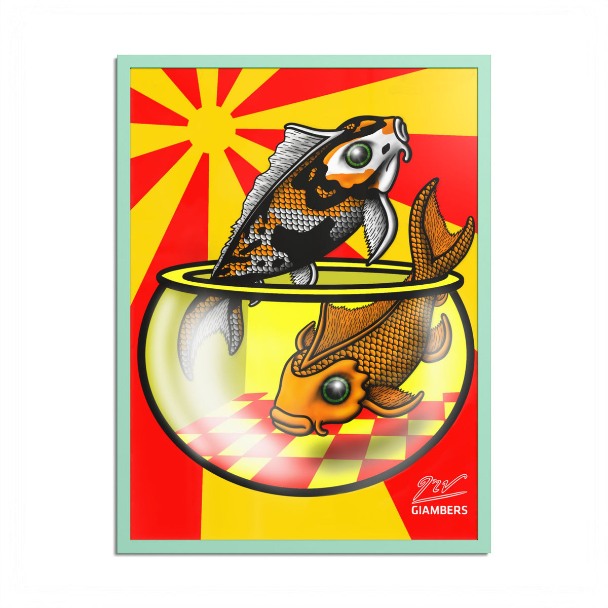 #PECESKOI - FRAMED POSTER - #GENESIS - #GIAMBERS