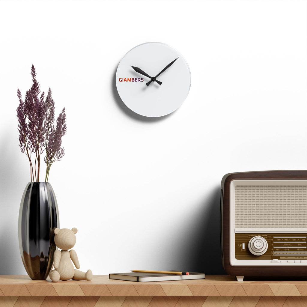 WALL CLOCK - #TAG - #GIAMBERS