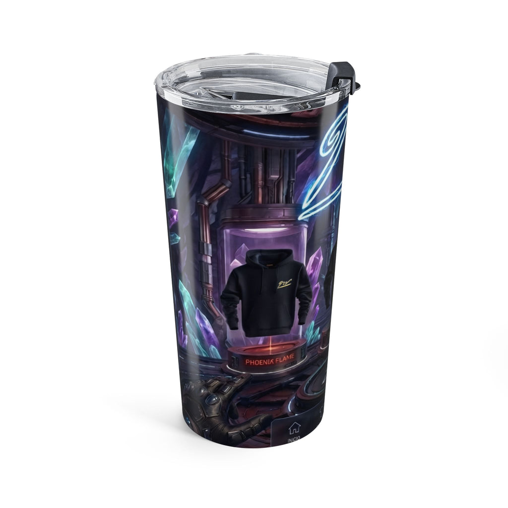 CRYSTAL NEON TUMBLER - #GIAMBERS