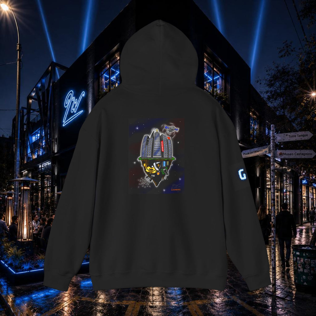 DTF BLACK HOODIE - #PURE - #BABILONIA