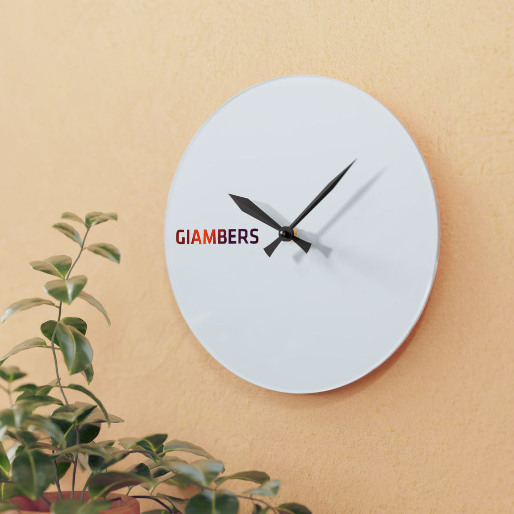 WALL CLOCK - #TAG - #GIAMBERS