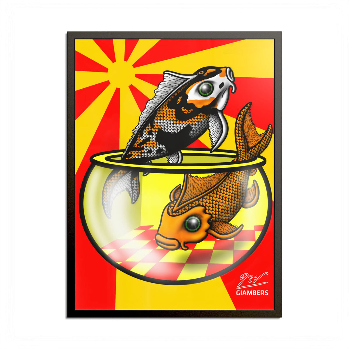 #PECESKOI - FRAMED POSTER - #GENESIS - #GIAMBERS