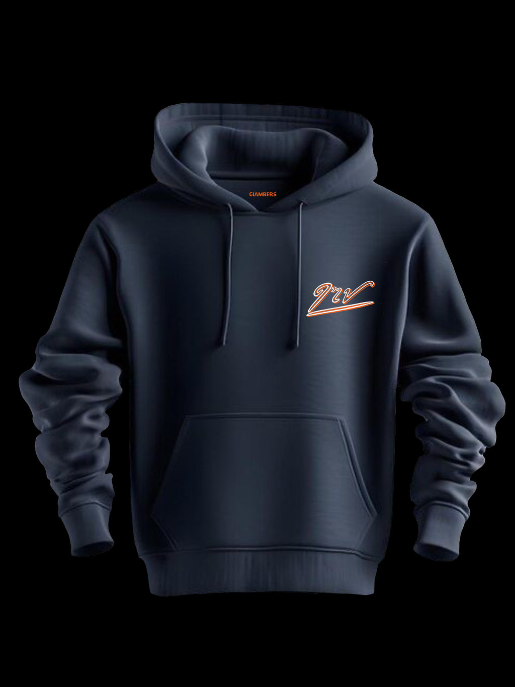 · DTF BLACK HOODIE - #ADHARMA
