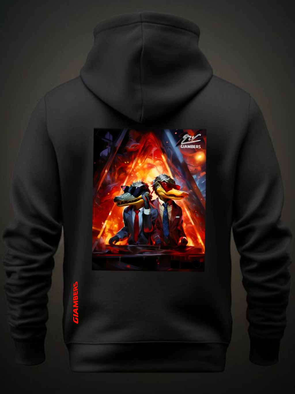 · DTF BLACK HOODIE - #ROBOTROCK
