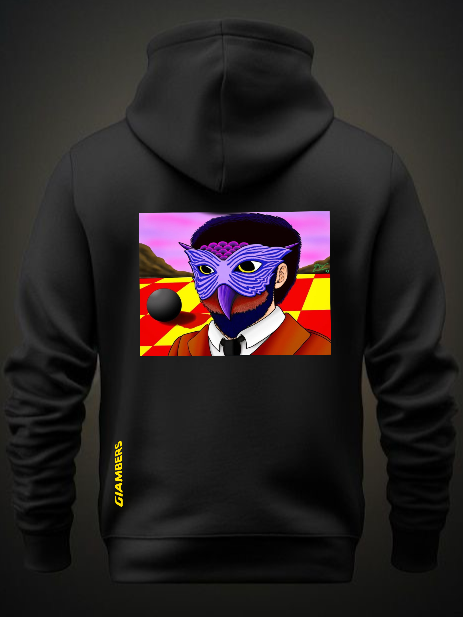 · DTF BLACK HOODIE - #BÚHO