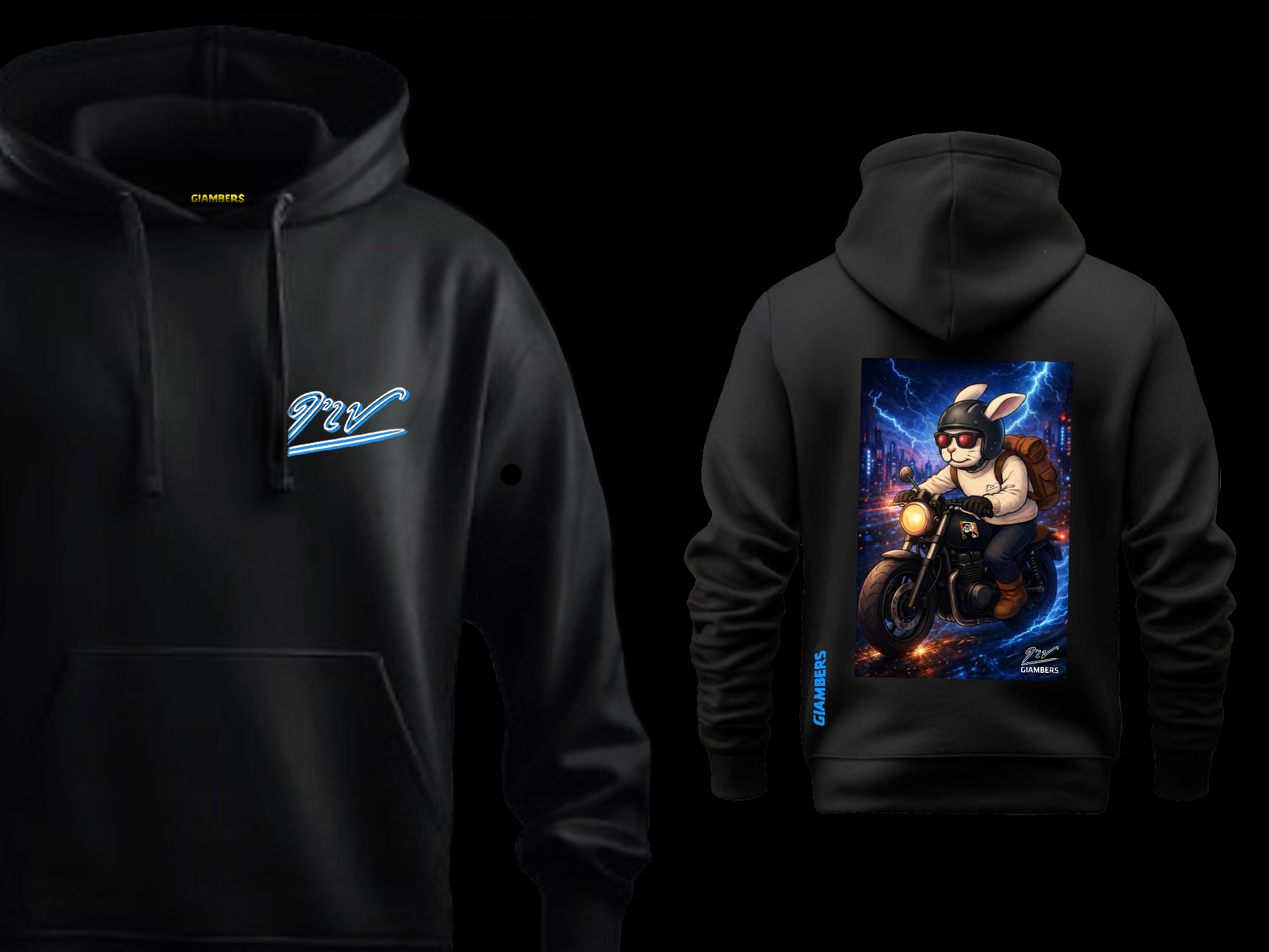 · DTF BLACK HOODIE - #NAVE