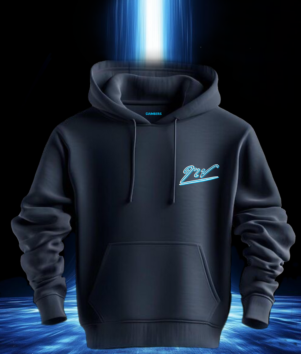 · DTF BLACK HOODIE - #LATTICE