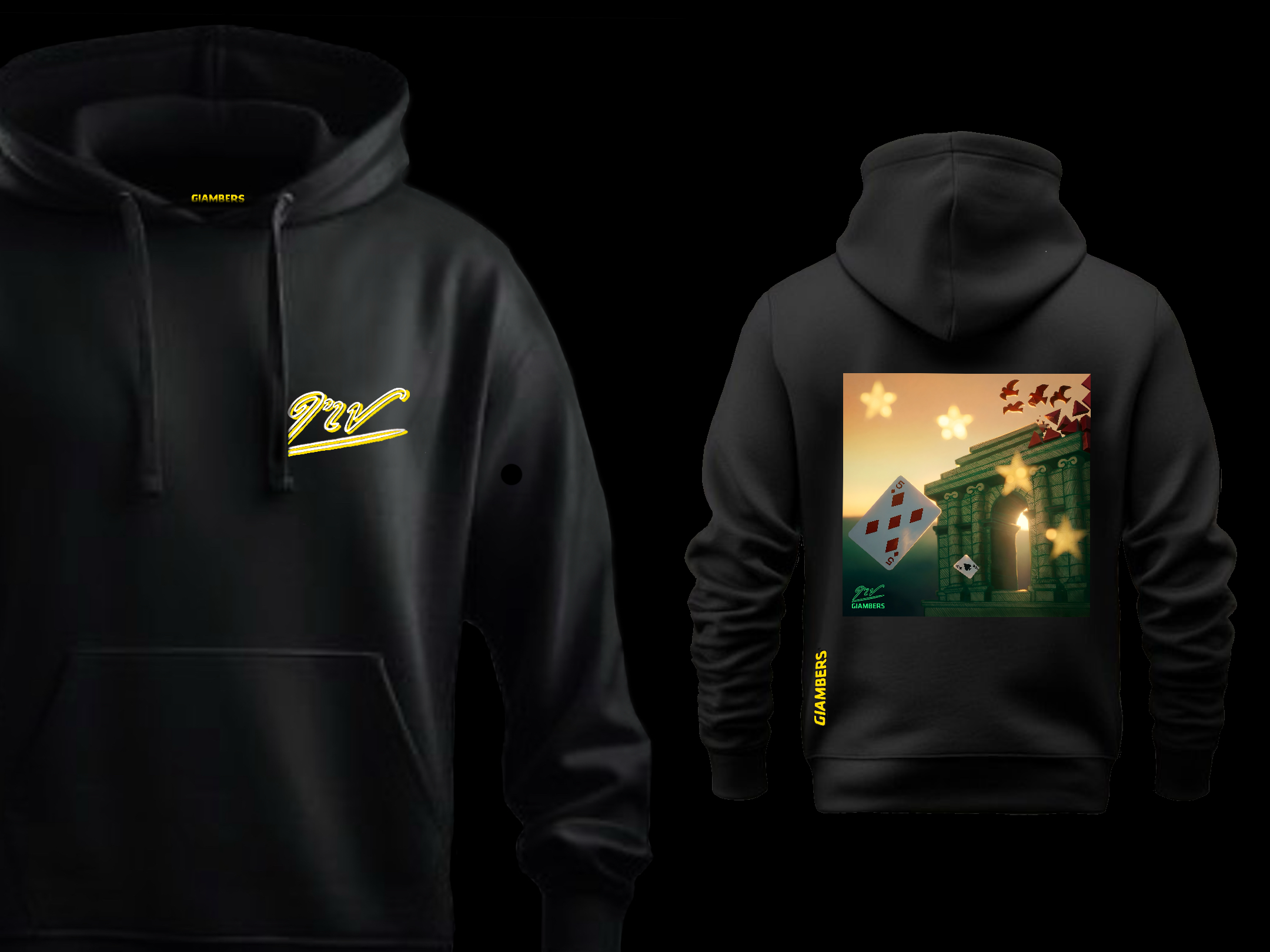 · DTF BLACK HOODIE - #EUROTREK