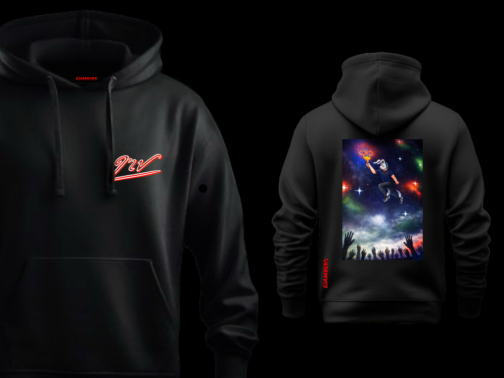 · DTF BLACK HOODIE - #INFINITO