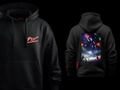 · DTF BLACK HOODIE - #INFINITO